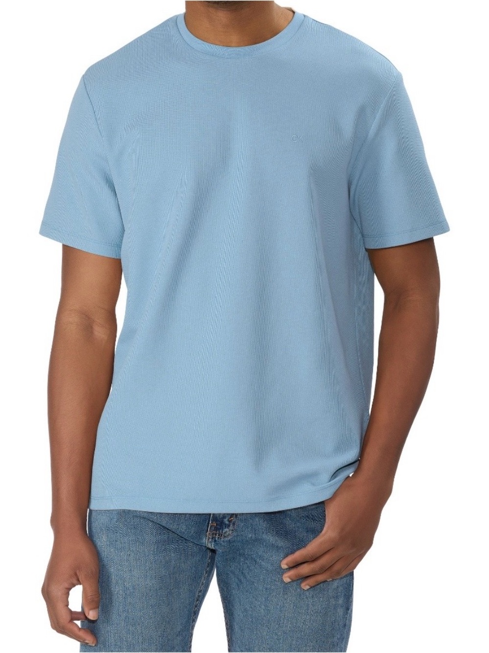 Calvin Klein Light Blue Short Sleeve Crew Tee Size XXL